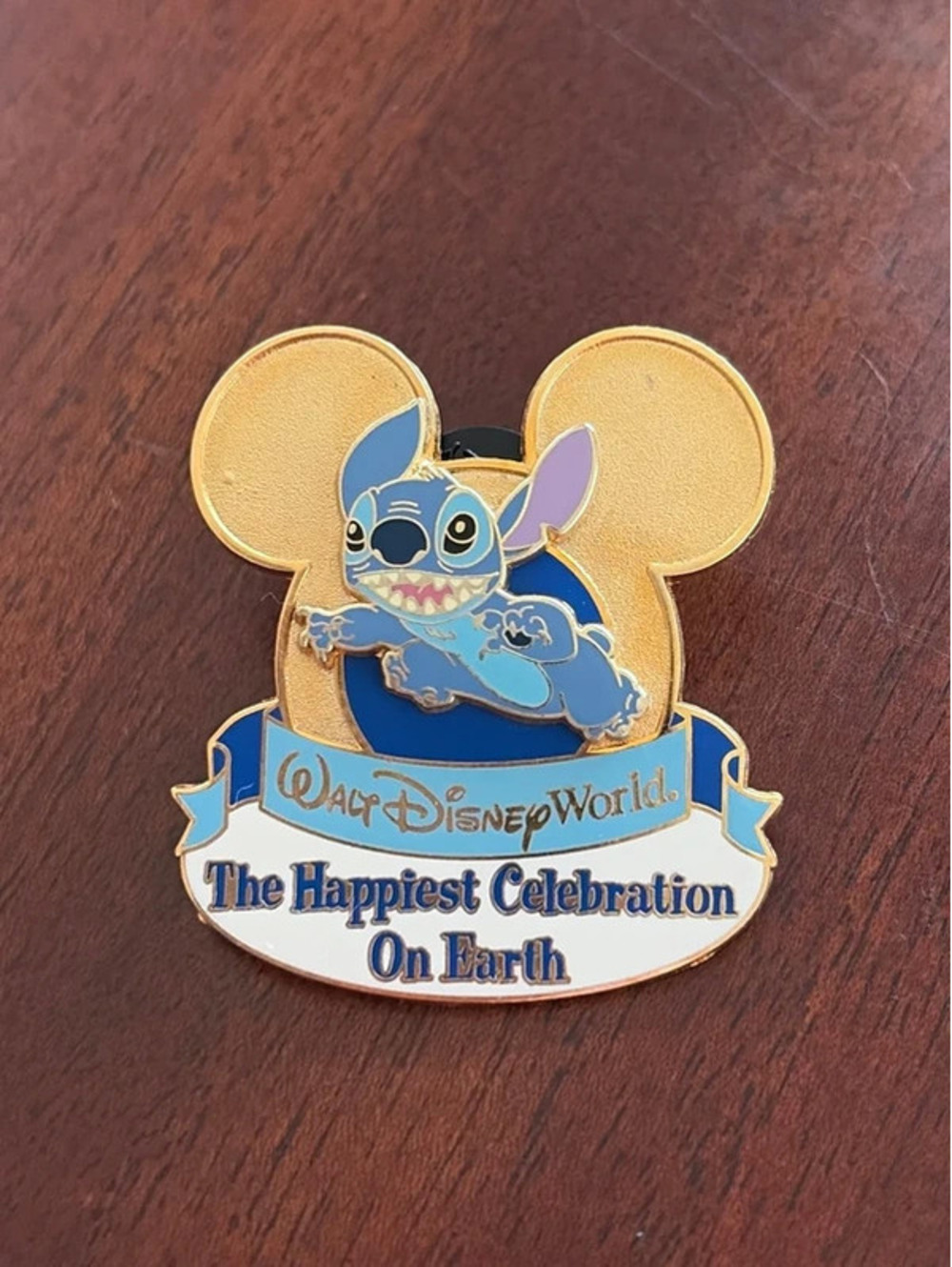 Disney Stitch Pin 2005 Walt Disney World Happiest Celebration on Earth Pin
